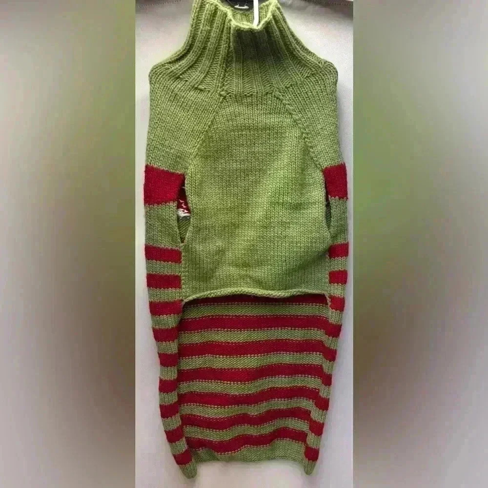 Little Monster Dog Sweater Chilly Dog Hand Knit Wool - Picture 4 of 5